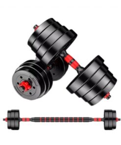 40kg Plastic Cement Indoor Fitness Weight Lifting Adjustable Dumbbells