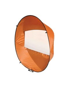 42 Inch Foldable Kayak Wind Sail Downwind Kayak Boat Sail - Orange