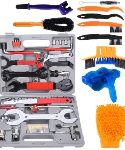 44 Piece Bicycle Tool Kit with 10 Piece Cleaning Kit