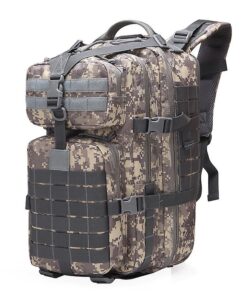 45 L Hiking Backpack Military Tactical Backpack - Grey