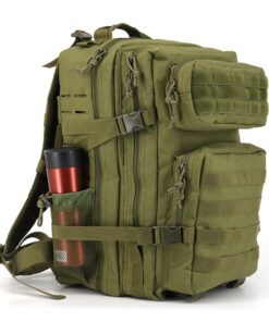 45 Litre Capacity Waterproof Custom Molle Tactical Backpack - Green