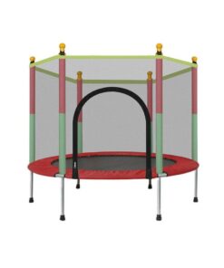 4.5Ft. Kids Trampoline with Safety Net - Red