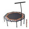 48-Inch Sports Trampoline Fitness Adjustable Handle and Watch - red