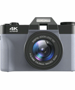 4K Recording Digital Camera With Electronic Stabilization Support - Grey