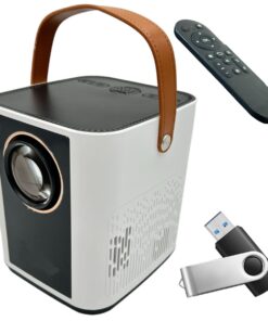 4K Ultra HD Smart Android Home Theater Multimedia Projector & Flash Drive