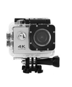 4K Ultra HD Sports 30M Water Resistant Camera - Silver