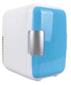 4L Mini Car Refrigerator Electric Cooler Warmer - Blue