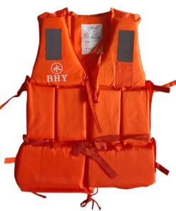 4x Life Jacket Adjustable Foam Lifejacket For Adults - Orange
