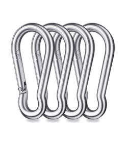 4x Medium Snap Hook Heavy Duty Carabiner Clip, Carabiner Outdoor
