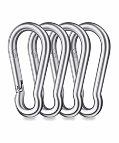4x Robust Snap Hook Heavy Duty Carabiner Clip, Carabiner Outdoor