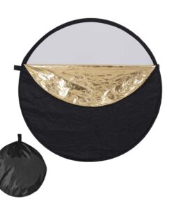 5-in-1 Round Collapsible Disc Photo Reflector/Diffuser Kit - 58cm