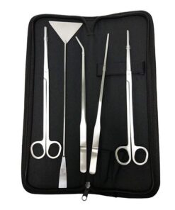 5 in 1 Stainless Steel Aquarium Aquascaping Tool Set - Silver