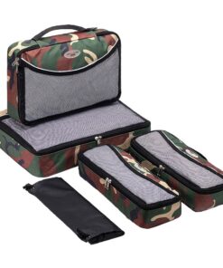 5-In-1 Travel Luggage Packing Cubes Organizers Set for Suitcases - Camo
