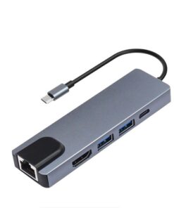5 In 1 Type C Multi-Port Hub Q-TZ201
