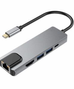 5 in 1 USB C Hub Multiport Adapter with 4K HDTV Output BYL-2007