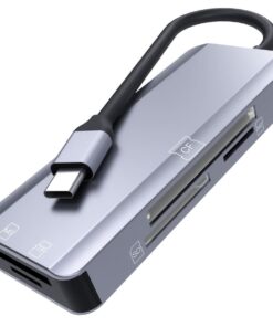 5-in-1 USB-C / Type-C to MS / M2 / CF / TF / SD Card Slots Card Reader