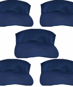 5 Pack Sun Visor - Navy