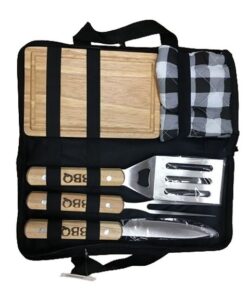 5 Piece Braai Tool Set With Casing