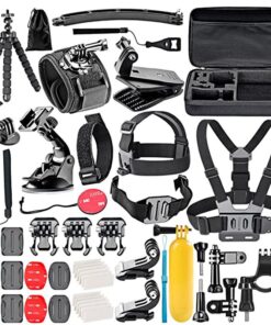 50 in 1 Action Camera Accessory Kit Compatible with GoPro Hero, DJI Osmo