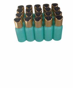 50 x 50ml Green Luxurious HDPE Bottles With Gold + Black Flip Caps