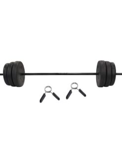 50kg Home Gym Dumbbell Set With 6 Plates And 2 Lock Weight Clips