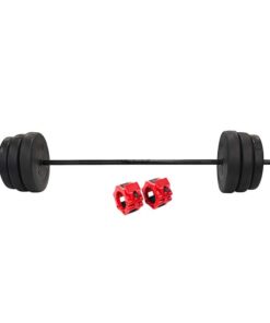 50kg Home Gym Dumbbell Set with 6 Plates and 2 Spin Lock Collars