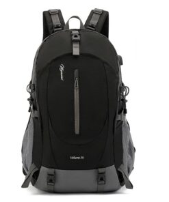 50L Hiking Backpack Lightweight Waterproof Backpack Daypack - black