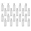 50ml Clear Bottles with Flip Top Caps - Set of 20