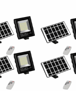 50W LED Solar Flood Light - Pack of 4