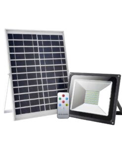 50W Solar LED Floodlight with Remote Control