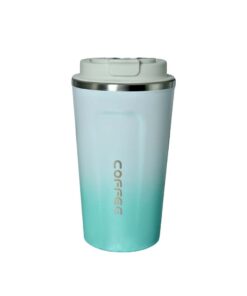 510ml Thermos Coffee Mug -Smart Temperature Measurement Vacuum Flask - Green