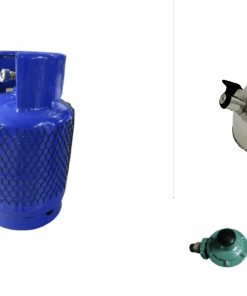 5kg Gas Cylinder, 2 Plate Stove, Energy Saving 3L Kettle & Regulator Set
