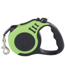 5m 360Â° Retractable Tangle Free Dog Leash - Green
