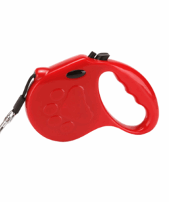 5M Portable Outdoor Retractable Automatic Dog Leash - Red