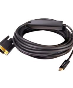 5m USB Type-C To VGA Active Cable Male To Male