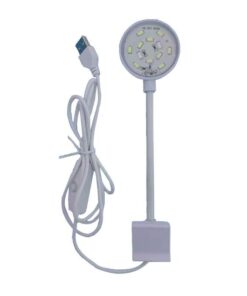 5W Mini Aquarium Light With Clip Adjustable Hose - White