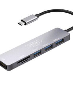 6 In 1 4K HD USB-C Multi-function Adapter-ET-W18