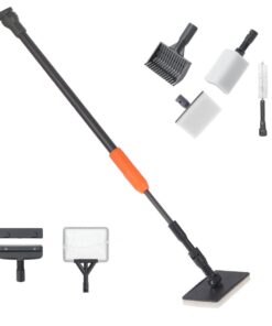 6 in 1 Fish Tank quarium Cleaning Set ponge grattoir Ã  algues Pipe Brush