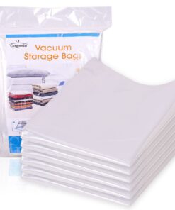 6 Pack Travel Compression Bags Vacuum Packing Roll Up Space Saver Bags