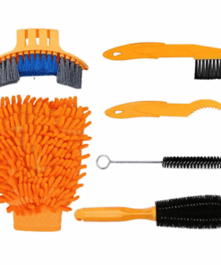 6 Piece Bicycle Bike Cleaning Tools Set Bike Clean Brush Kit