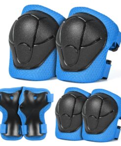 6 Piece Knee - Elbow & Wrist Guard Set for Children - 2-7yrs - 15-35kg - Blue
