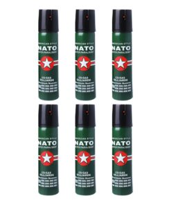 6 x Nato Pepper Spray