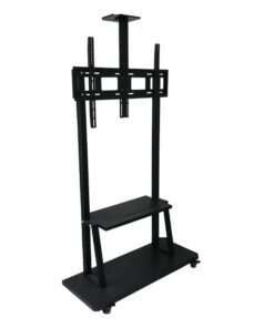 60''- 100'' Mobile Floor TV Mount Stand with Wheels