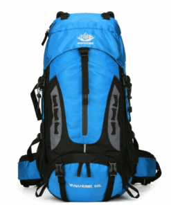 60L Large Capacity Outdoor traveling Backpack - Blue