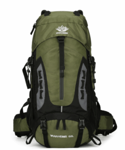 60L Large Capacity Outdoor traveling Backpack - Green