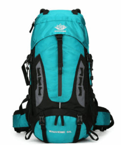 60L Large Capacity Outdoor traveling Backpack - Light blue