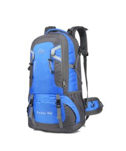 60L Large Capacity Waterproof Outdoor Sport Hiking Backpack - Blue