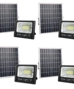 60W LED Solar Flood Light - Pack of 4