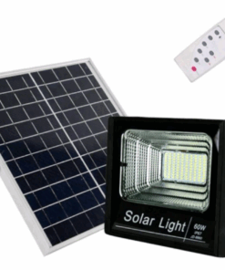 60W SMD Solar LED Flood Light - Black
