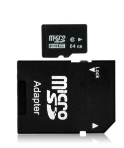 64GB High Speed MicroSDHC Card with Adapter